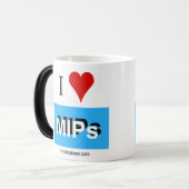 Ik hou van MIP's 3 thermische morphing mok (Voorkant links)