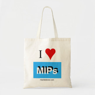 Ik hou van MIPs zak mipdatabase logo Tote Bag