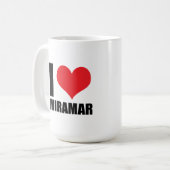 Ik hou van Miramar Koffiemok (Voorkant links)