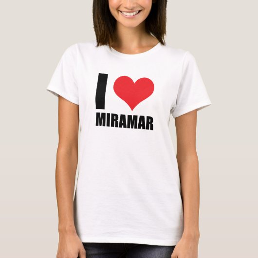 Ik hou van Miramar T-shirt (Voorkant)