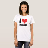Ik hou van Miramar T-shirt (Voorkant volledig)