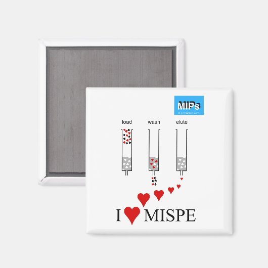 Ik hou van MISPE Magnet (Voorkant / Achterkant)