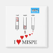 Ik hou van MISPE Magnet (Voorkant)