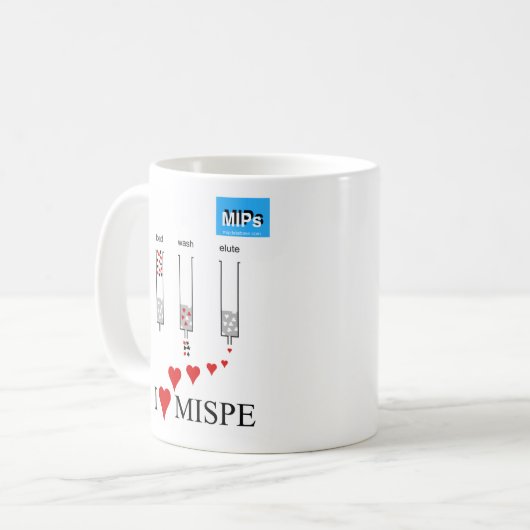 Ik hou van MISPE Mok (Voorkant links)