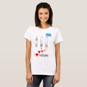 Ik hou van MISPE Women's T-shirt (Voorkant volledig)