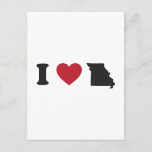 Ik hou van Missouri Briefkaart