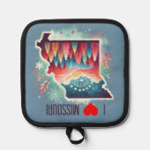 Ik hou van Missouri Kerstwinter Pannenlap (Voorkant)