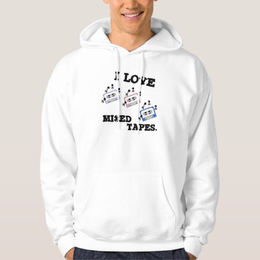 Ik hou van mixtapes hoodie (Voorkant)