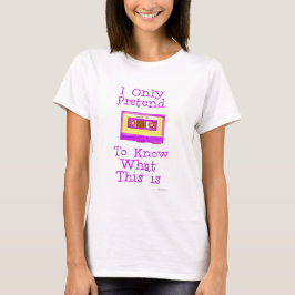 Ik hou van mixtapes Snarky Slogan T-shirt