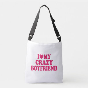 Ik hou van m'n boyvriendin crossbody tas