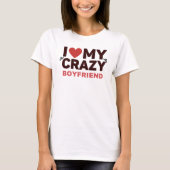 Ik hou van m'n boyvriendin T-Shirt (Voorkant)