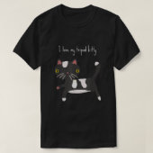 Ik hou van m'n driepijpige kat.. t-shirt (Design voorkant)