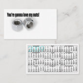 Ik hou van m'n idiote visitekaartjes. visitekaartje (Voorkant / Achterkant)