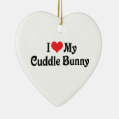 Ik hou van m'n knuffel keramisch ornament (Rechts)