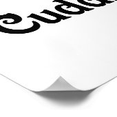 Ik hou van m'n knuffel poster (Hoek)