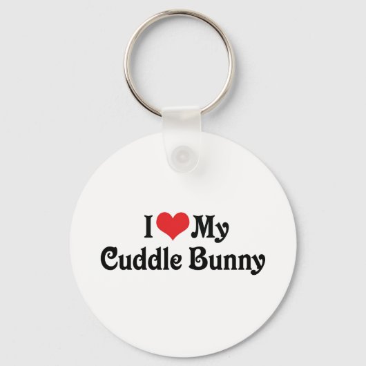 Ik hou van m'n knuffel sleutelhanger (Voorkant)