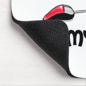 Ik hou van m'n muis met een mousepad muismat (Hoek)