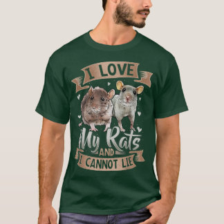 Ik hou van m'n ratten... ik kan niet achterblijven t-shirt