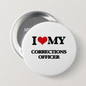 Ik hou van m'n rectificator ronde button 7,6 cm (Voorkant /achterkant)