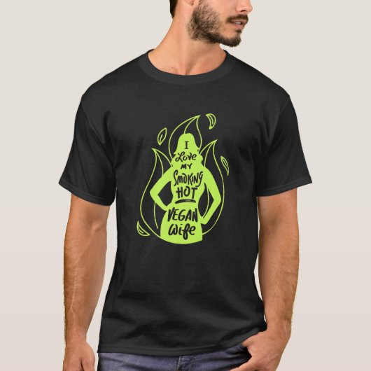 Ik hou van m'n rokerveenvrouw voor Planten. T-shirt (Voorkant)