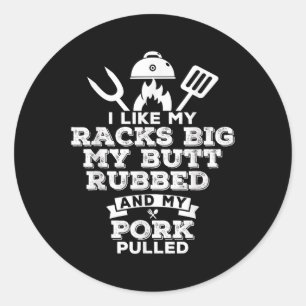 Ik hou van m'n rugzak... met een buik... ronde sticker