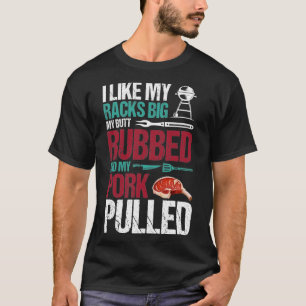 Ik hou van m'n rugzak... mijn buik en mijn varkens t-shirt