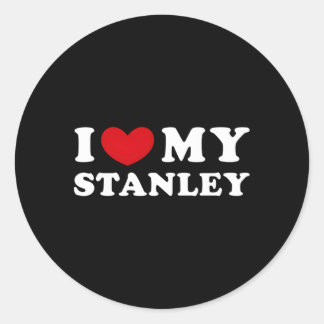 Ik hou van m'n Stanley Ronde Sticker