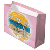 Ik hou van m'n surf cadeautas. groot cadeauzakje (Voorkant Gekanteld)