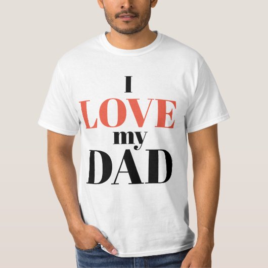 Ik hou van m'n t-shirt. t-shirt (Voorkant)