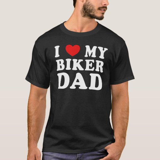 Ik hou van m'n vader Cool Freaky vader Husband Gra T-shirt (Voorkant)
