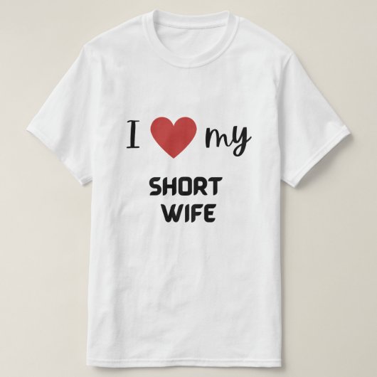 Ik hou van m'n vrouw... grappig stel. t-shirt (Design voorkant)