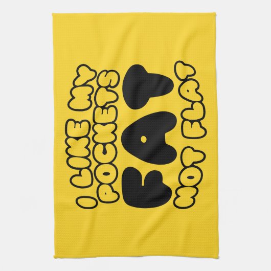 Ik hou van m'n zakdoekje. theedoek (Verticaal)