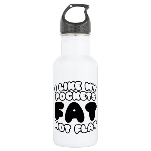 Ik hou van m'n zakdoekje. waterfles (Voorkant)