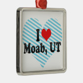 Ik hou van Moab, UT Metalen Ornament (Rechts)