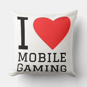 Ik hou van mobiel gamen kussen