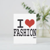 Ik hou van Mode Briefkaart (Staand voorkant)