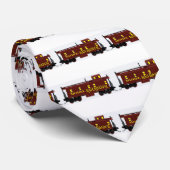 Ik hou van modelspoorwegen stropdas (Opgerold)