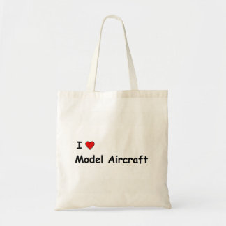 Ik hou van modelvliegtuigen tote bag