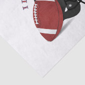 Ik hou van modern elegant trendy football tissuepapier (Detail)