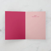 Ik hou van moderne Valentijnsdag Feestdagen Kaart (Binnen)