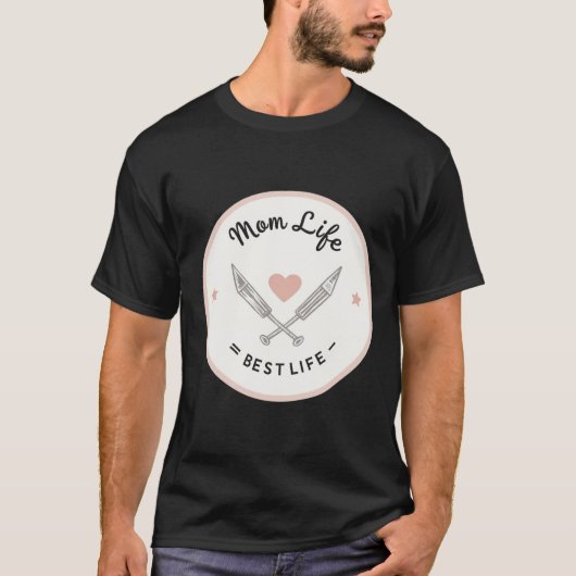 Ik hou van Moeder Bloemenkrans T-shirt (Voorkant)