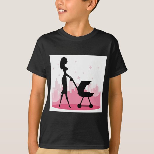 ik hou van moeder t-shirt (Voorkant)