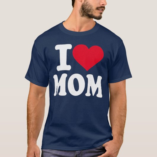 Ik hou van Moeder vriend T-shirt (Voorkant)