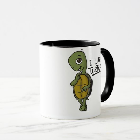 Ik hou van mok van schildpadden (Voorkant rechts)