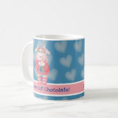 Ik hou van mok warme chocolademelk (Voorkant links)