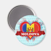  ik hou van moldavië magneet (Voorkant / Achterkant)