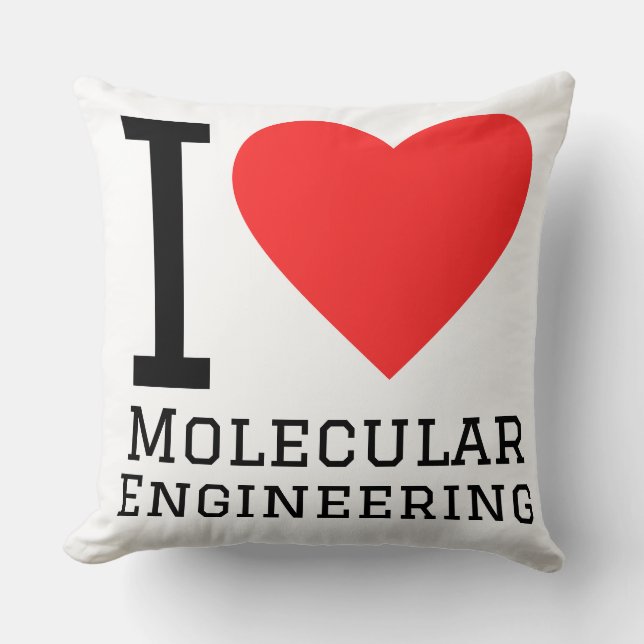 Ik hou van moleculaire techniek  kussen (Voorkant)