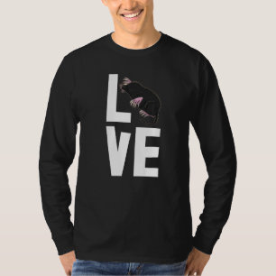 Ik hou van Moles dag vrouwen schattige kleine mol T-shirt