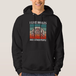 Ik hou van Moles en 3 andere mensen Hoodie