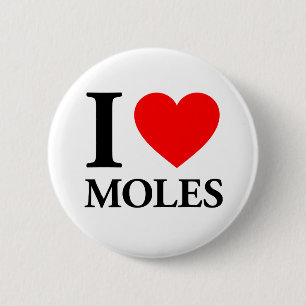Ik hou van Moles Ronde Button 5,7 Cm